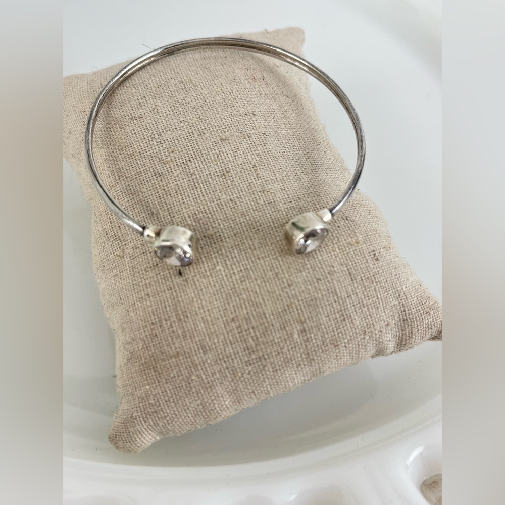 SILPADA B2400 Sterling silver Punctuation cuff bracelet